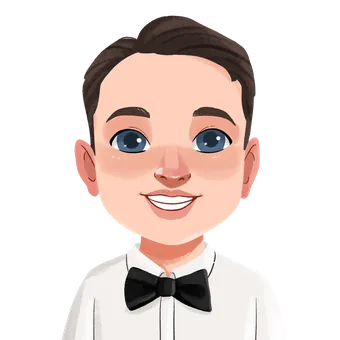 Illustrated portrait of Rob, Personalised Badges UK team member